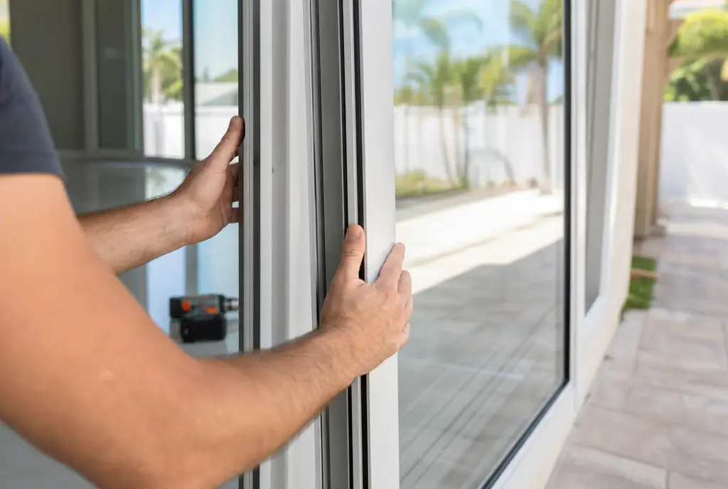 Reliable sliding door experts at work